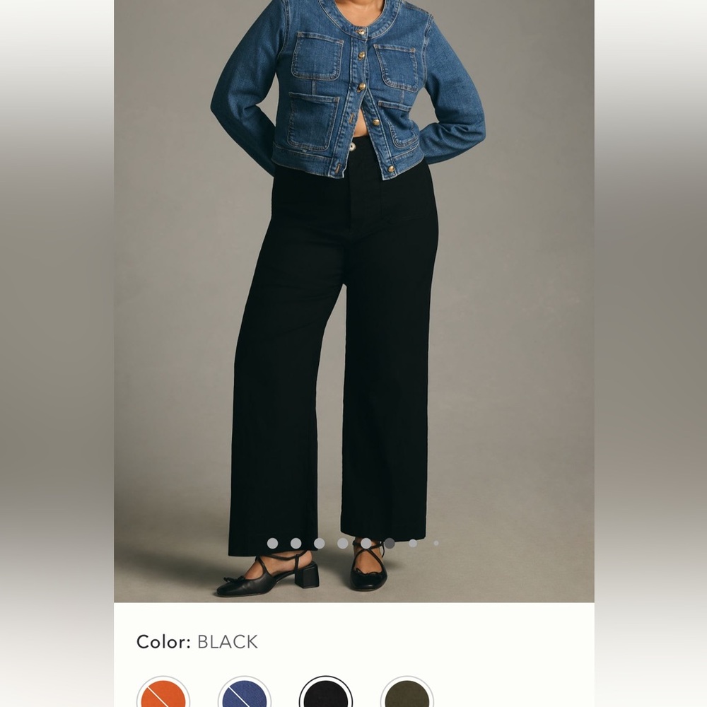 Maeve The Colette Full-Length Wide Leg Pant Plus